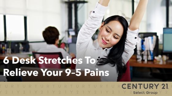 6 Desk Stretches To Relieve Your 9–5 Pains
