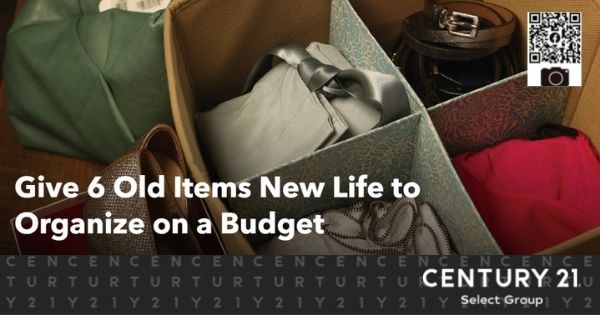 Give 6 Old Items New Life to Organize on a Budget