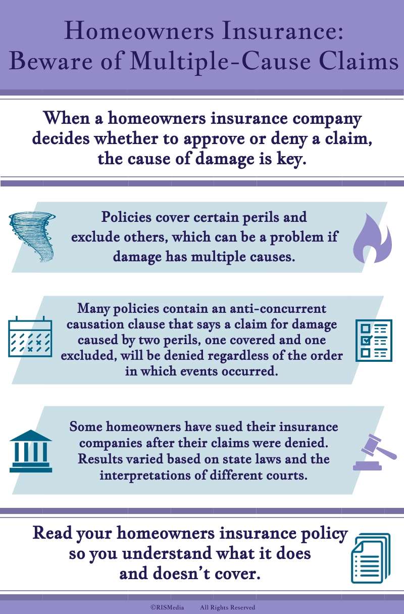 Homeowners Insurance: Beware Multiple-Cause Claims