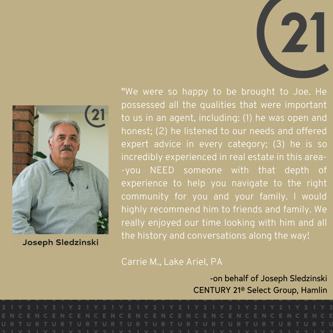 Joe Sledzinski helped this family find the right community!