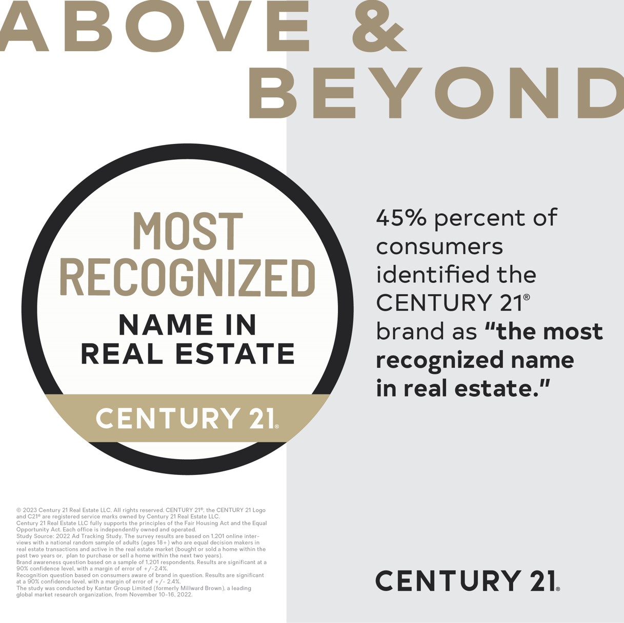 Kantar Claims: Most Recognized Name in Real Estate