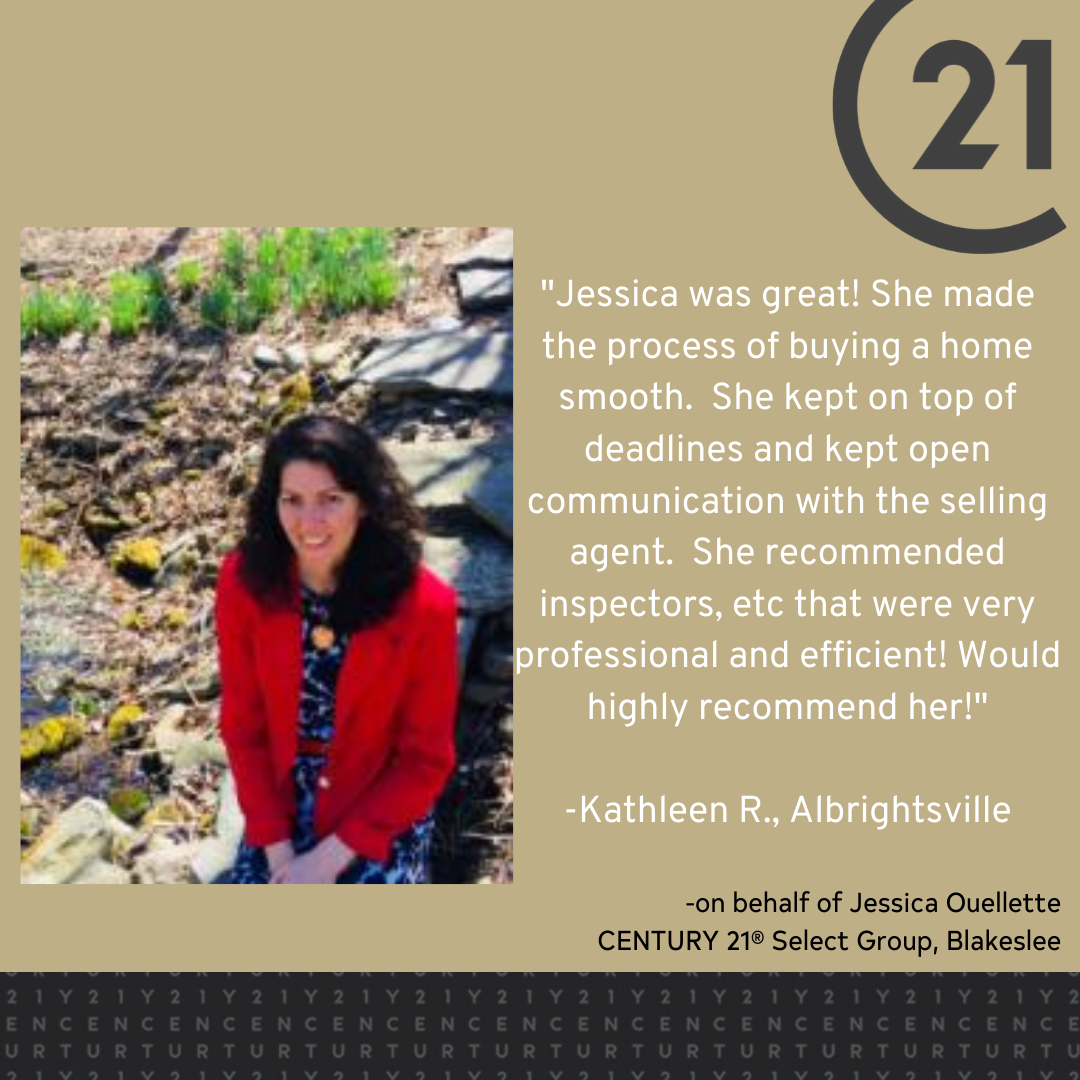 A great testimonial for Jessica Ouellette!