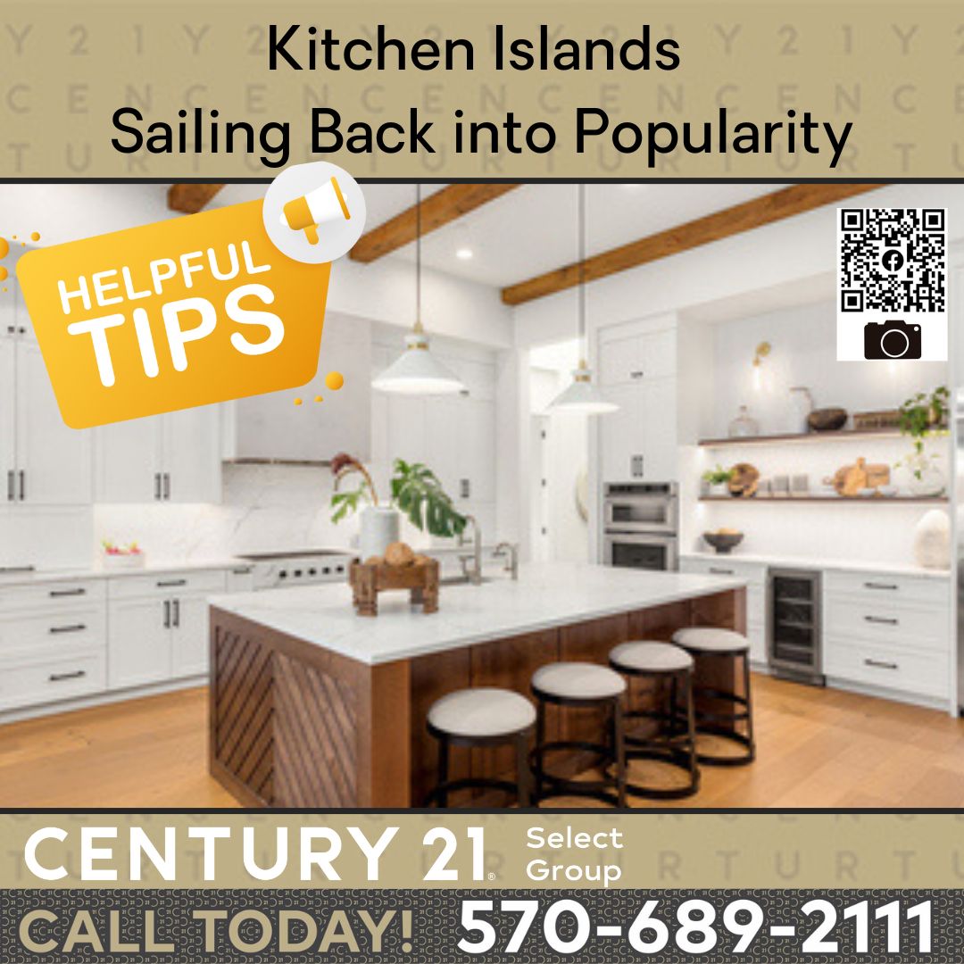 Kitchen Islands are Sailing Back into Popularity