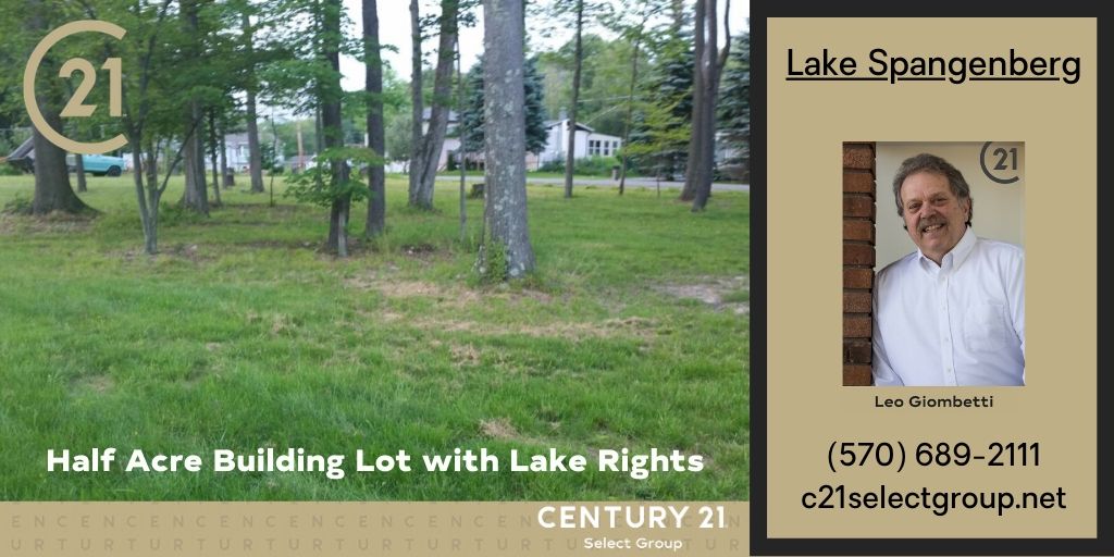 Lake Spangenberg: Half Acre Building Lot with Lake Rights
