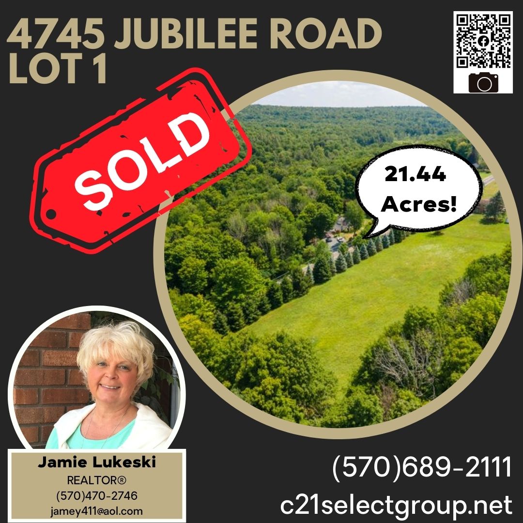 SOLD! Lot 1 4745 Jubilee Road: Madison Township