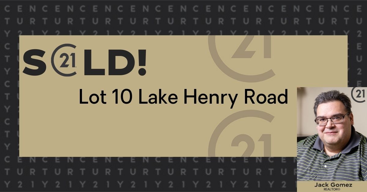 SOLD! Lot 10 Lake Henry Road: Lake Ariel