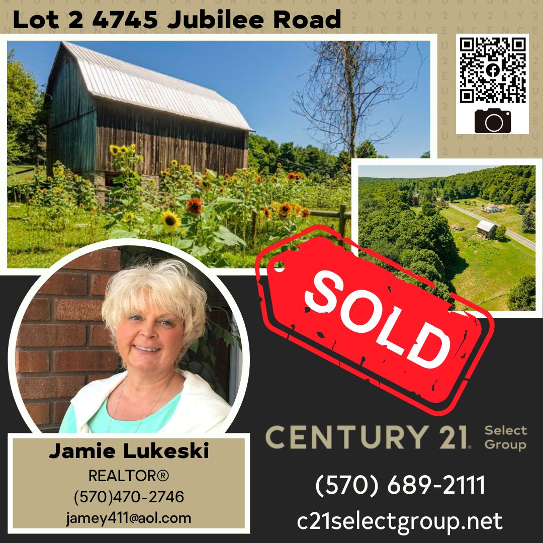 SOLD! Lot 2 4745 Jubilee Road: Madison Township