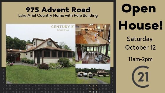 OPEN HOUSE! 975 Advent Road, Lake Ariel