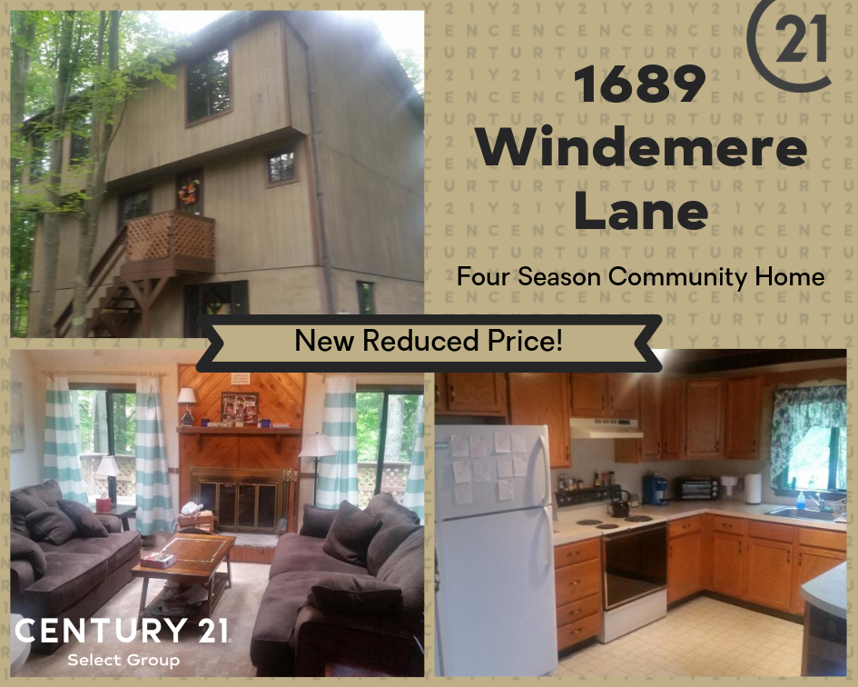 New Reduced Price! 1689 Windemere Lane: Four Season Community Home