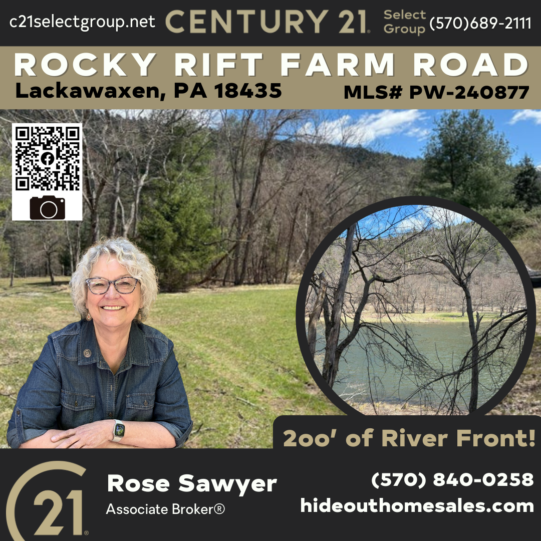 Rocky Rift Farm Road: 2+ Acres with 200' of Riverfront