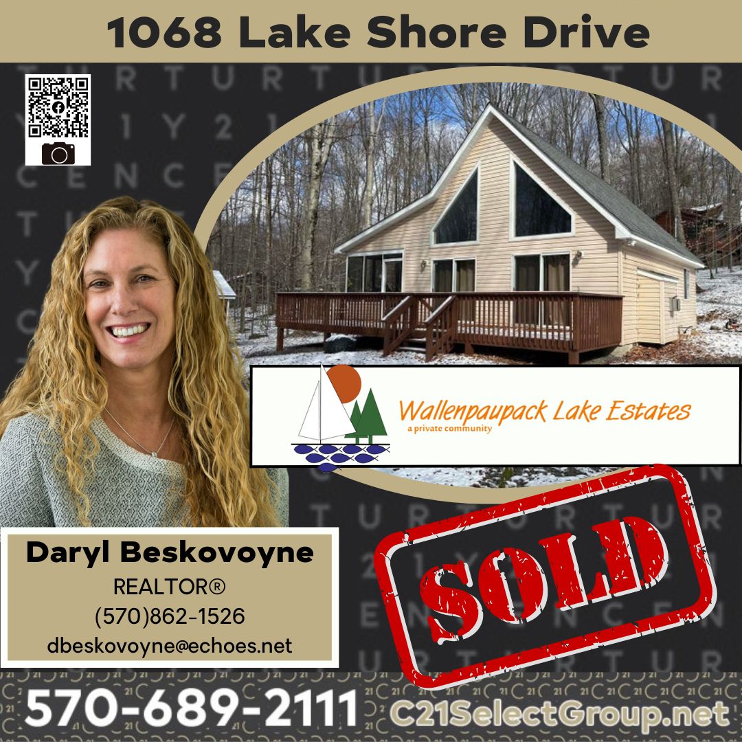 SOLD! 1068 Lake Shore Drive: Wallenpaupack Lake Estates