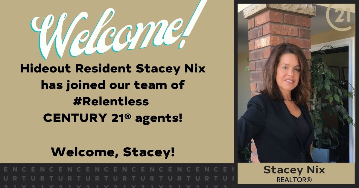 Welcome to CENTURY 21®, Stacey Nix!