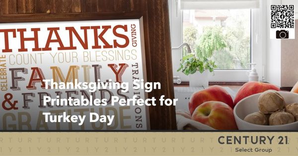 Thanksgiving Sign Printables Perfect for Turkey Day