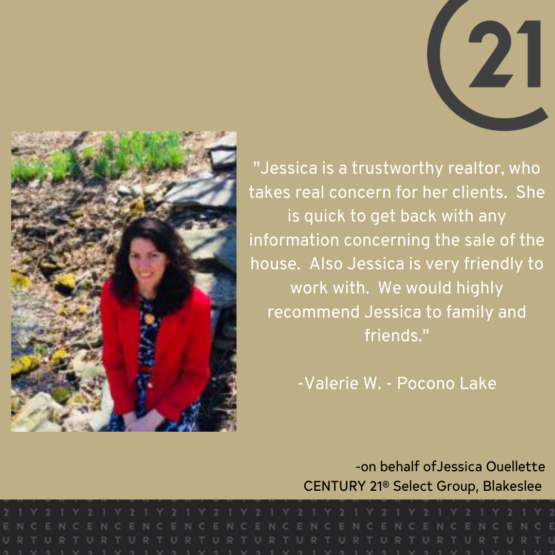 Jessica Ouellette is trustworth and takes concern for her clients.