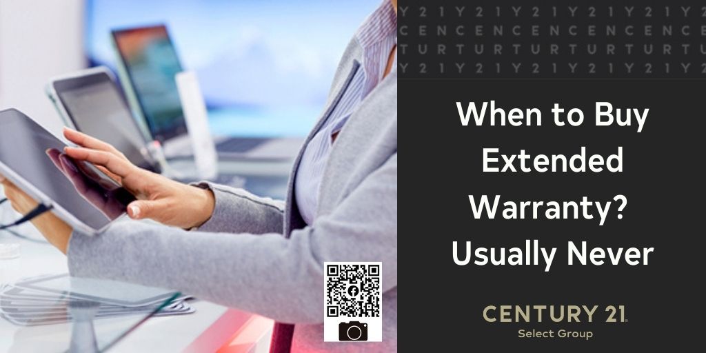 When to Buy Extended Warranty?  Usually Never
