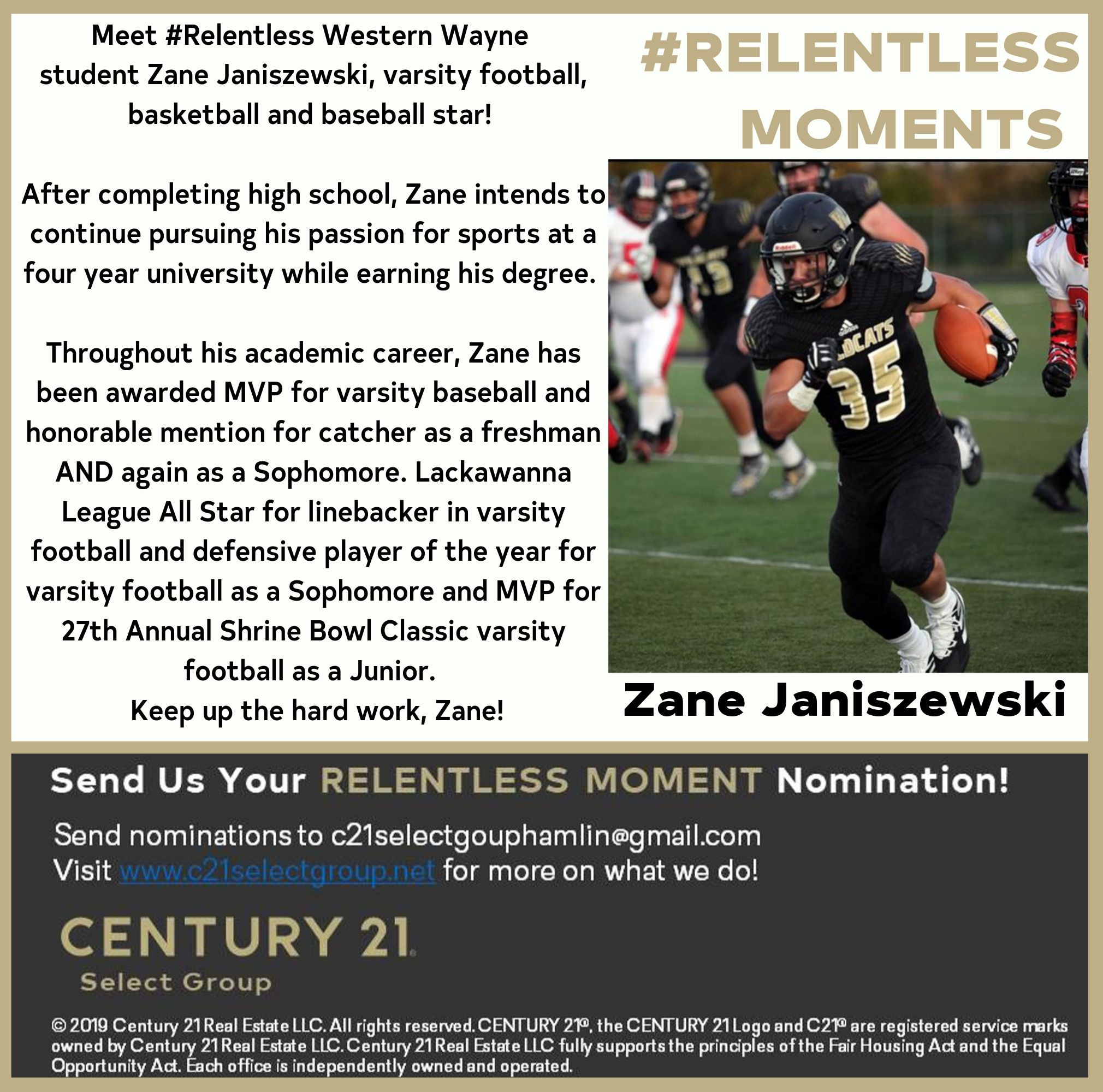 #Relentless Moments: Zane Janiszewski
