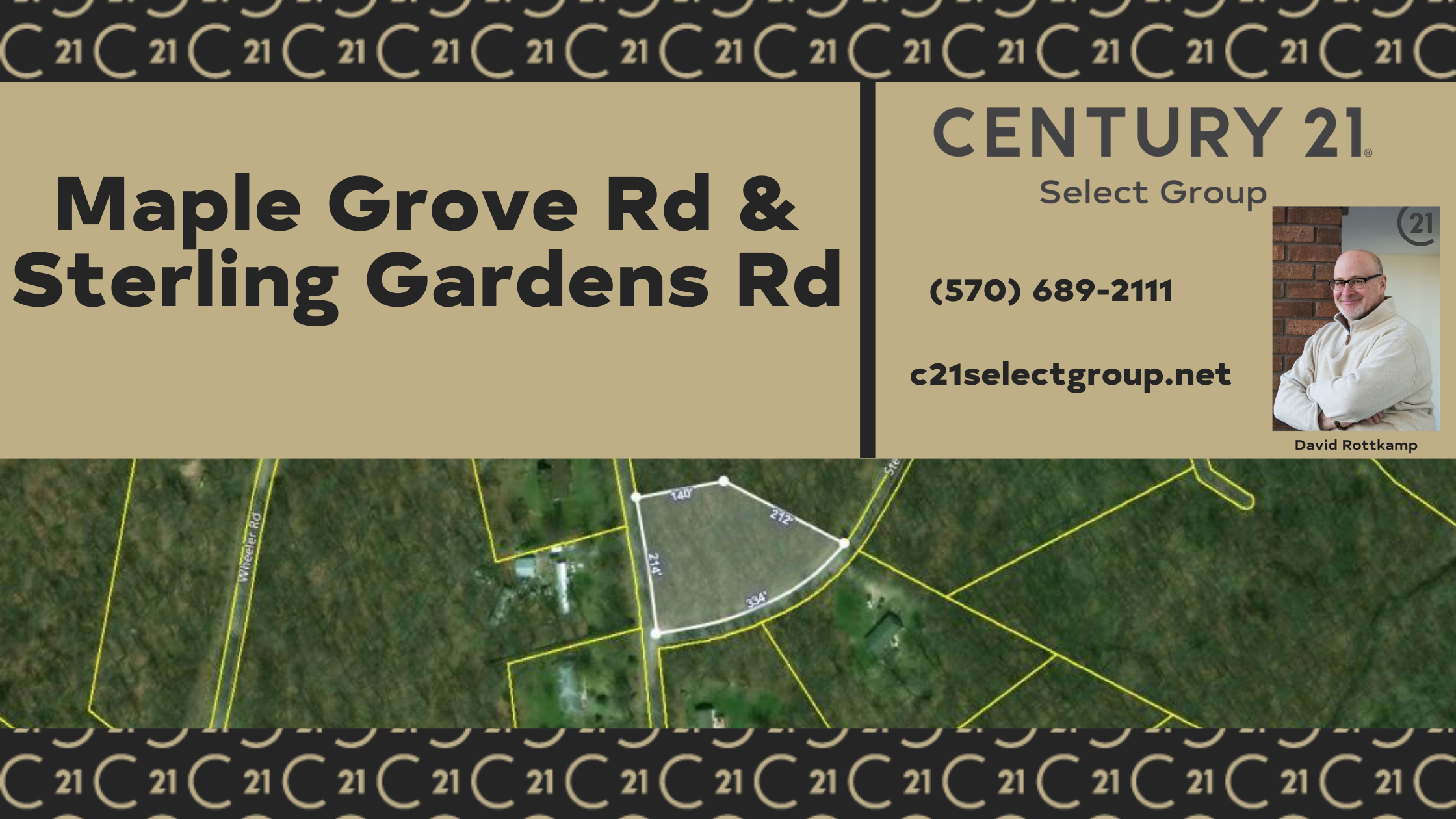 Maple Grove Rd & Sterling Gardens Rd: Corner Lot