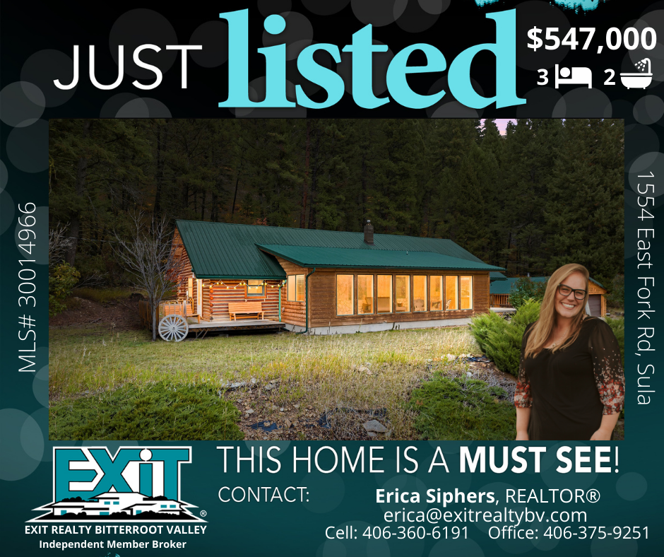 1554 East Fork Rd, Sula - Just Listed!