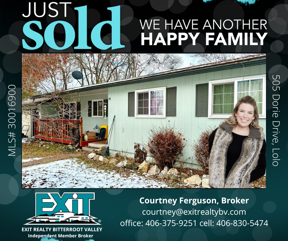 505 Dorie Ave, Lolo- Just Sold!
