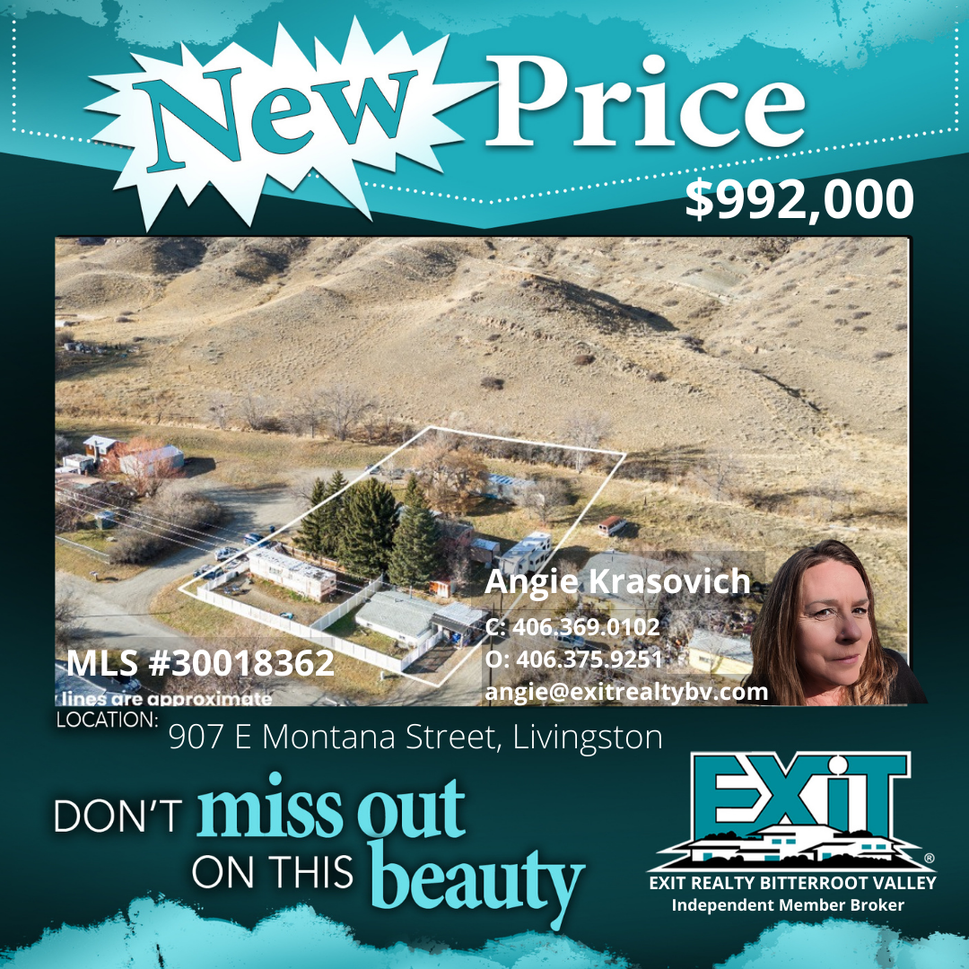 907 E Montana St, Livingston- New Price!