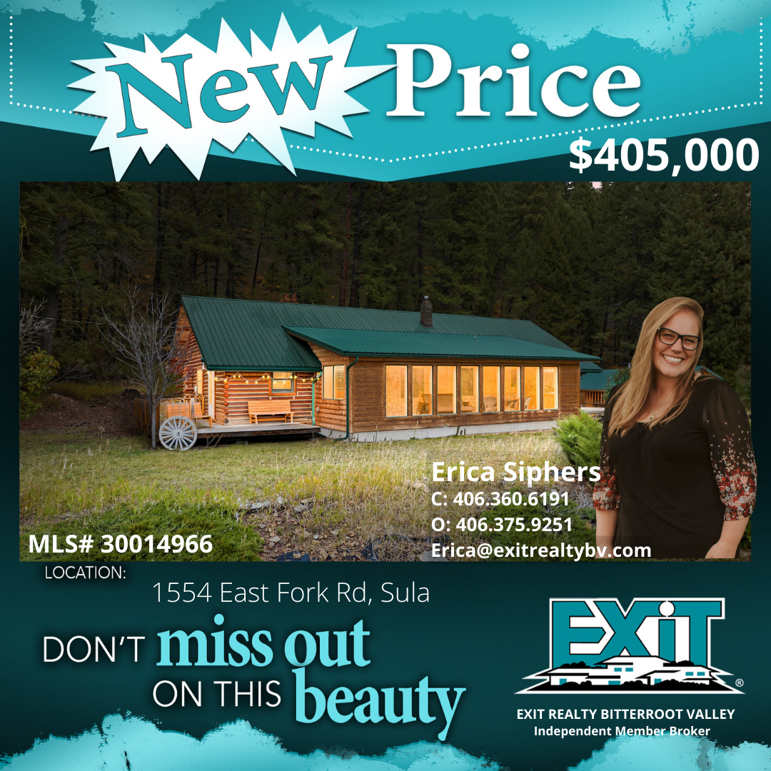 1554 East Fork Rd, Sula- New Price!