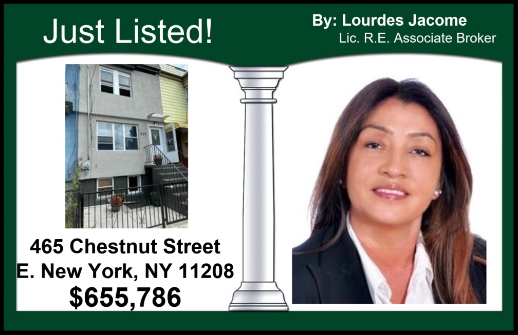 Just Listed in E. New York - MLS # 3251608
