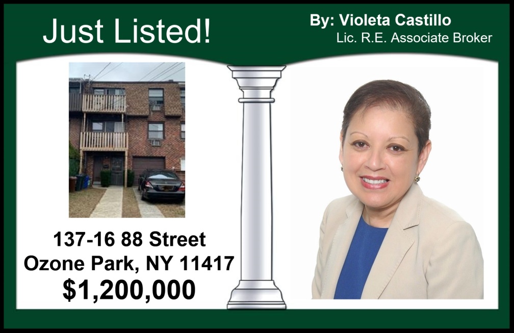 Just Listed in Ozone Park