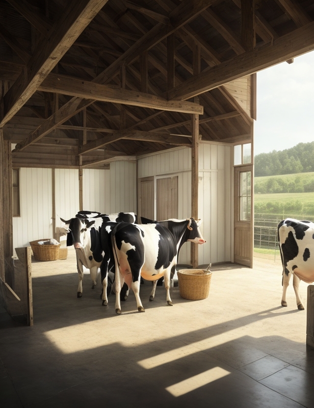 dairy farm interior