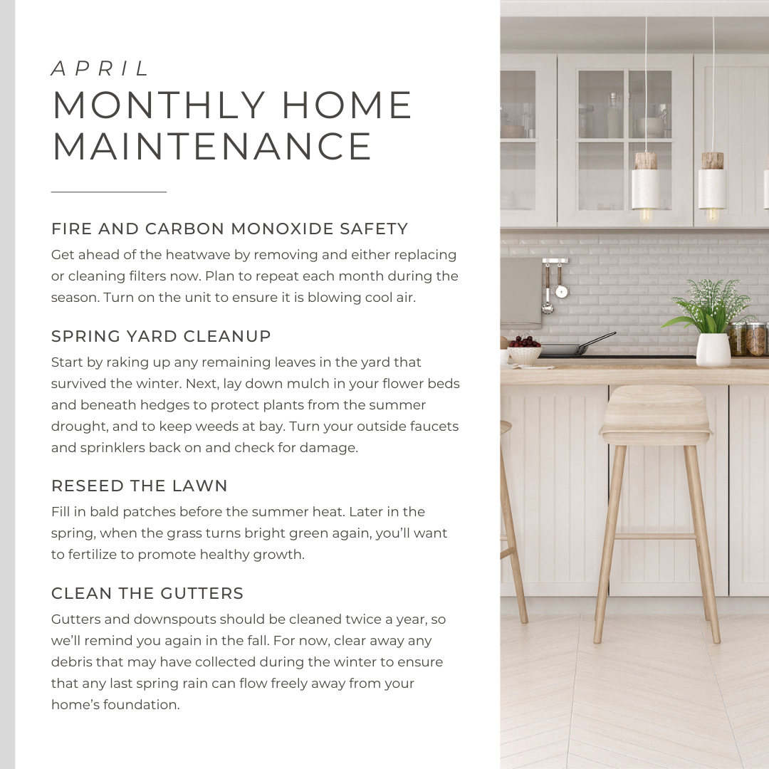 April Home Maintenance Tips