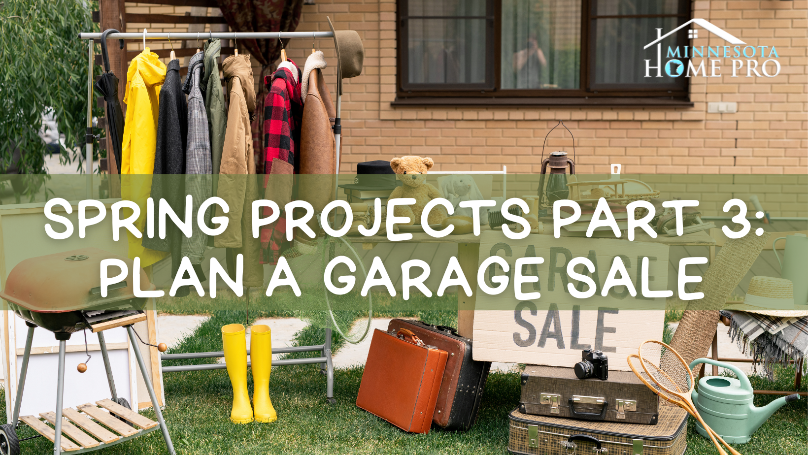 Spring Projects Part 3: Plan a Garage Sale