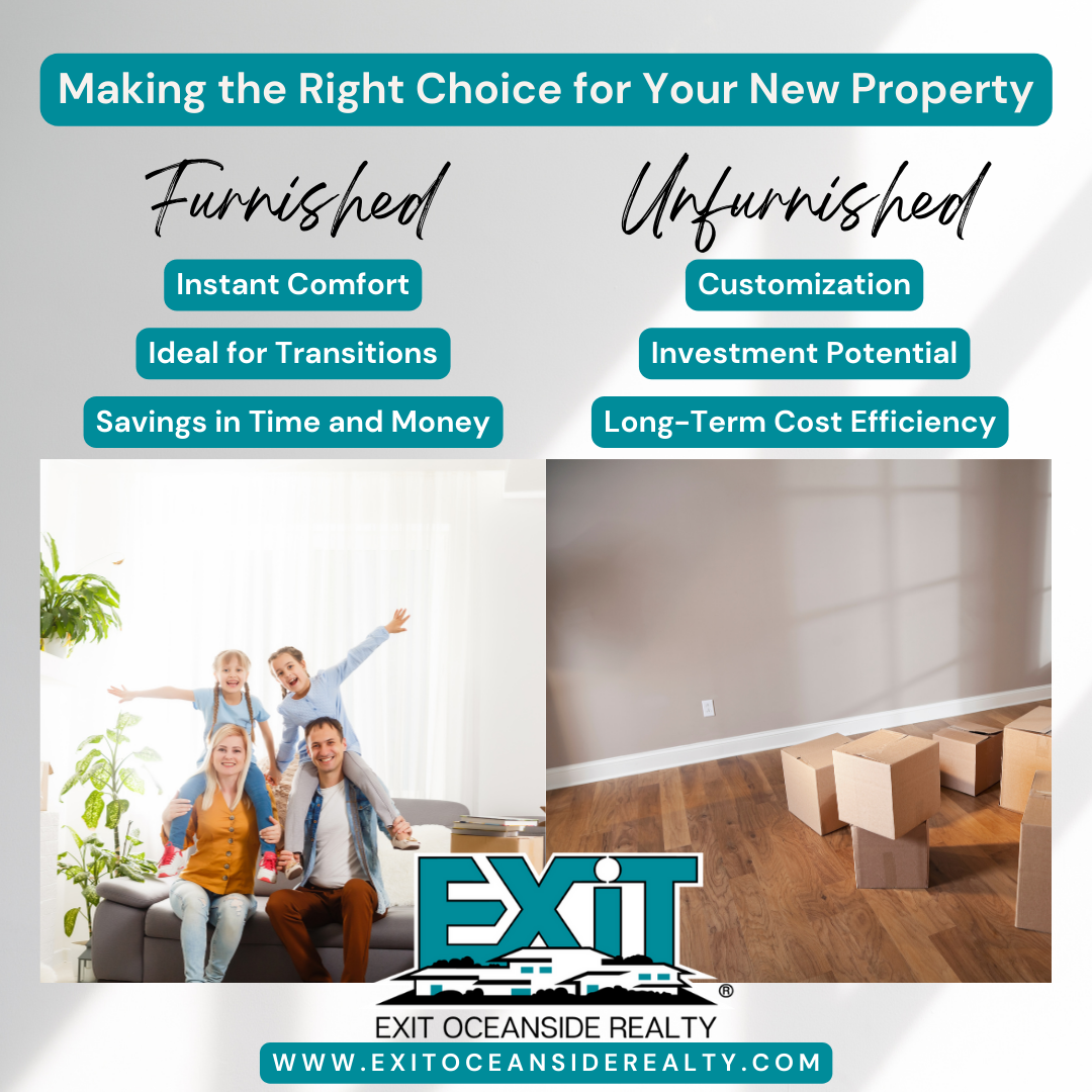 Furnished vs. Unfurnished Homes: Making the Right Choice for Your New Property