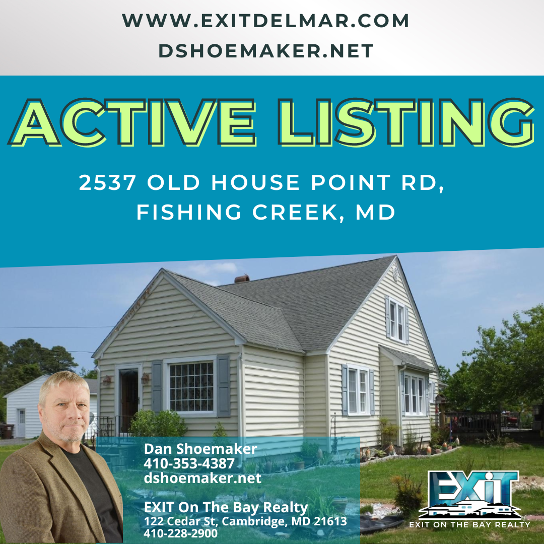 ACTIVE LISTING! Home in Fishing Creek, MD