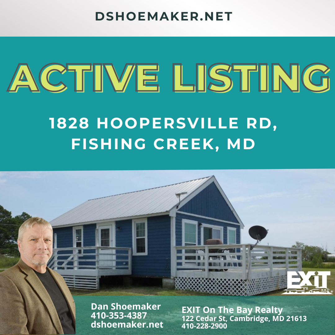 JUST LISTED! 1828 Hoopersville Rd, Fishing Creek, MD