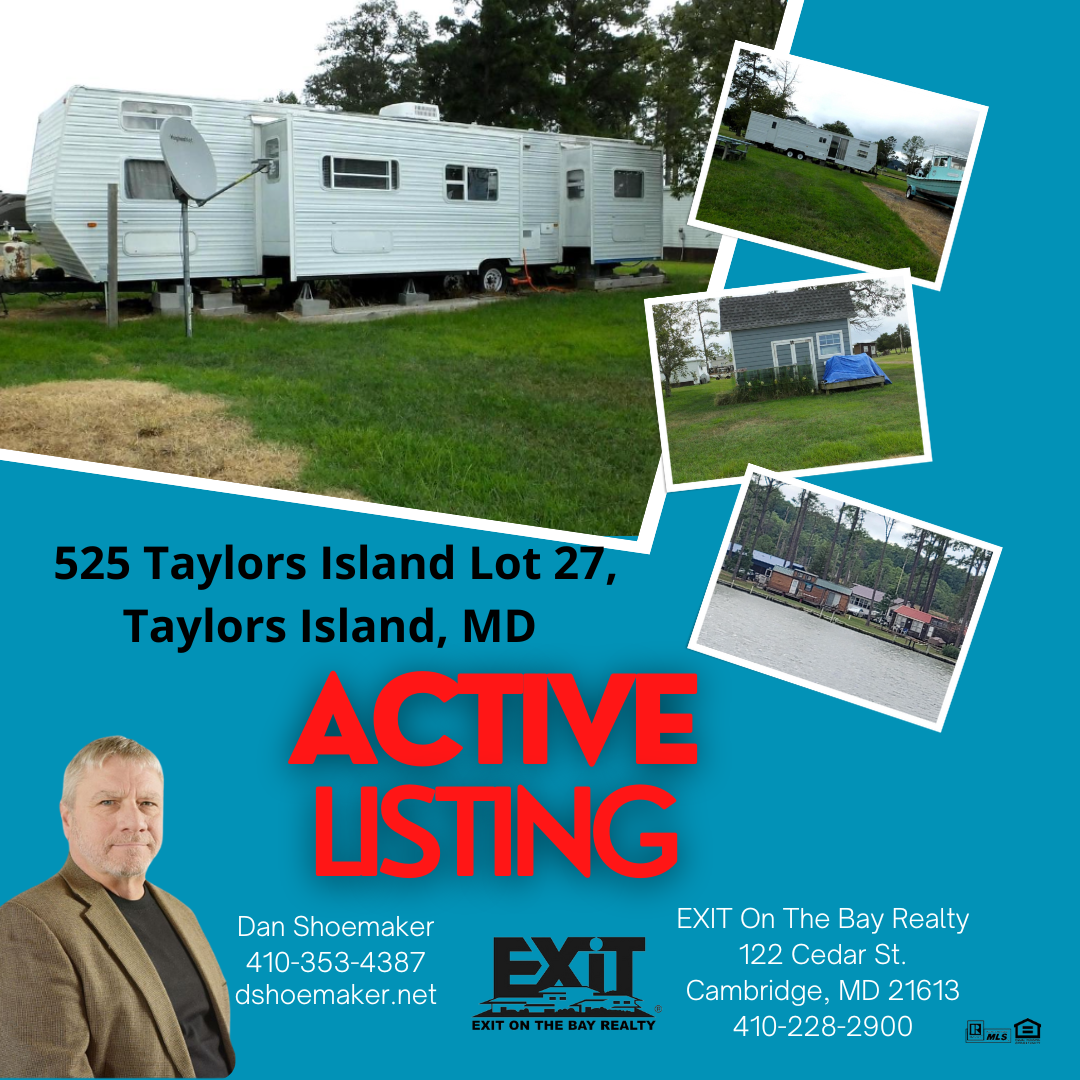Active Listing! 525 Taylors Island Lot 27, Taylors Island, MD - EXIT On The Bay Realty
