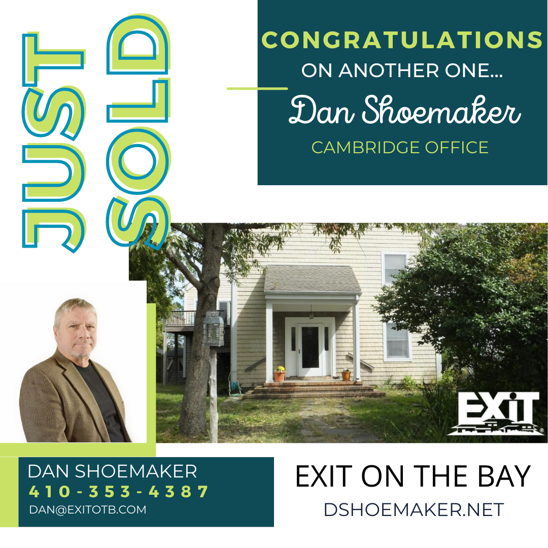 SOLD! Home in Cambridge, MD - EXIT ON THE BAY