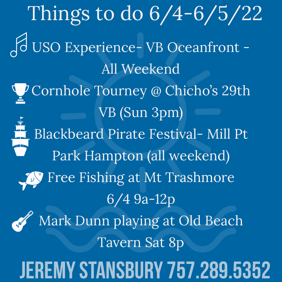 Things to do this weekend 6/4-6/5