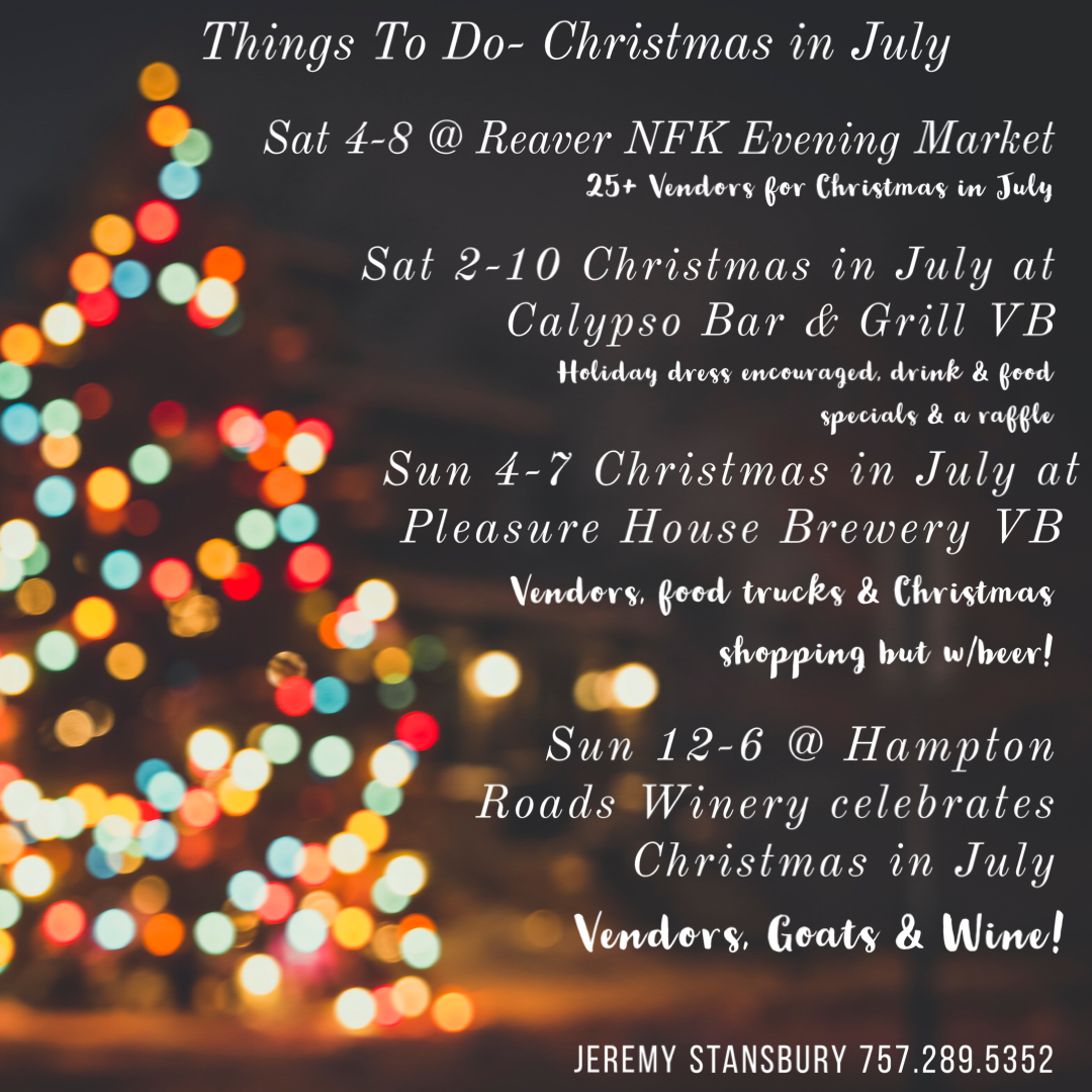 Things to Do- Christmas In July