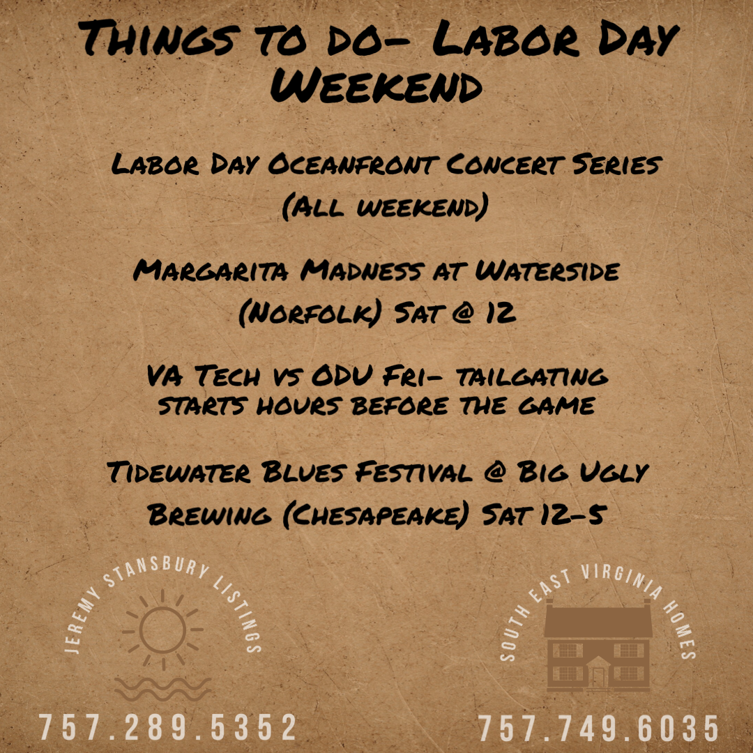 Events- Labor Day Weekend