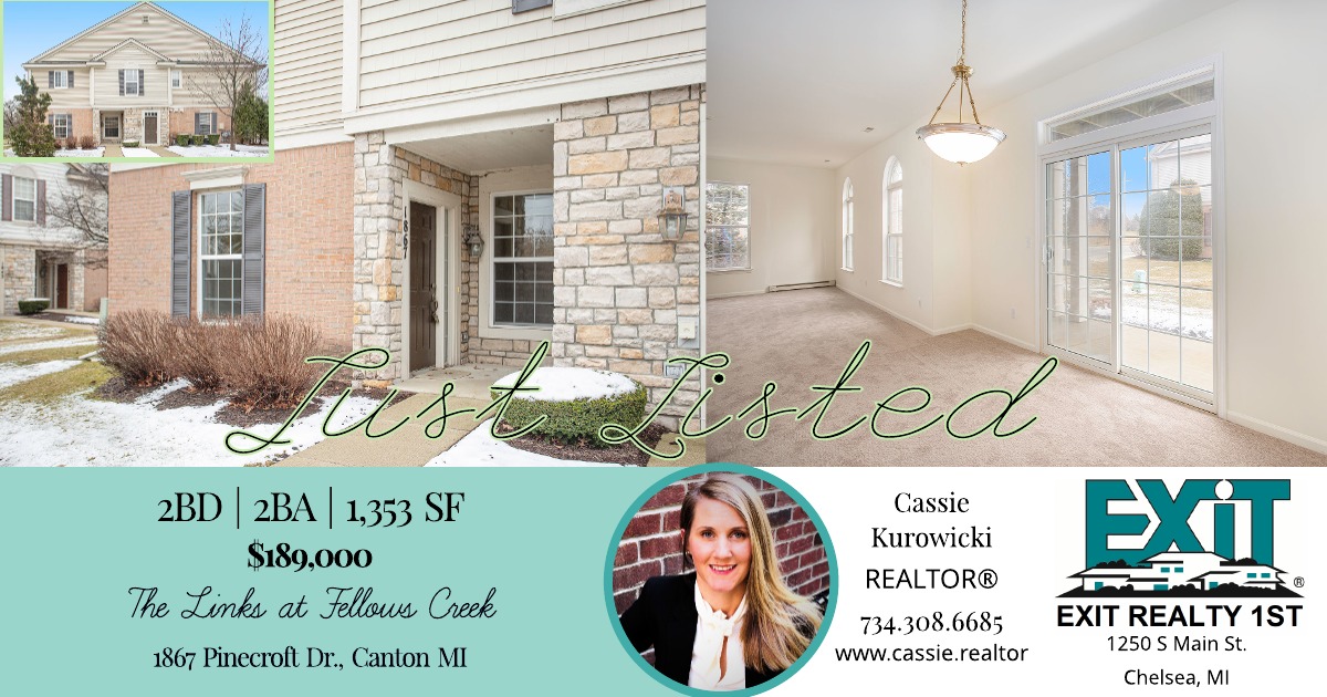 Just Listed - 1867 Pinecroft Dr., Canton MI