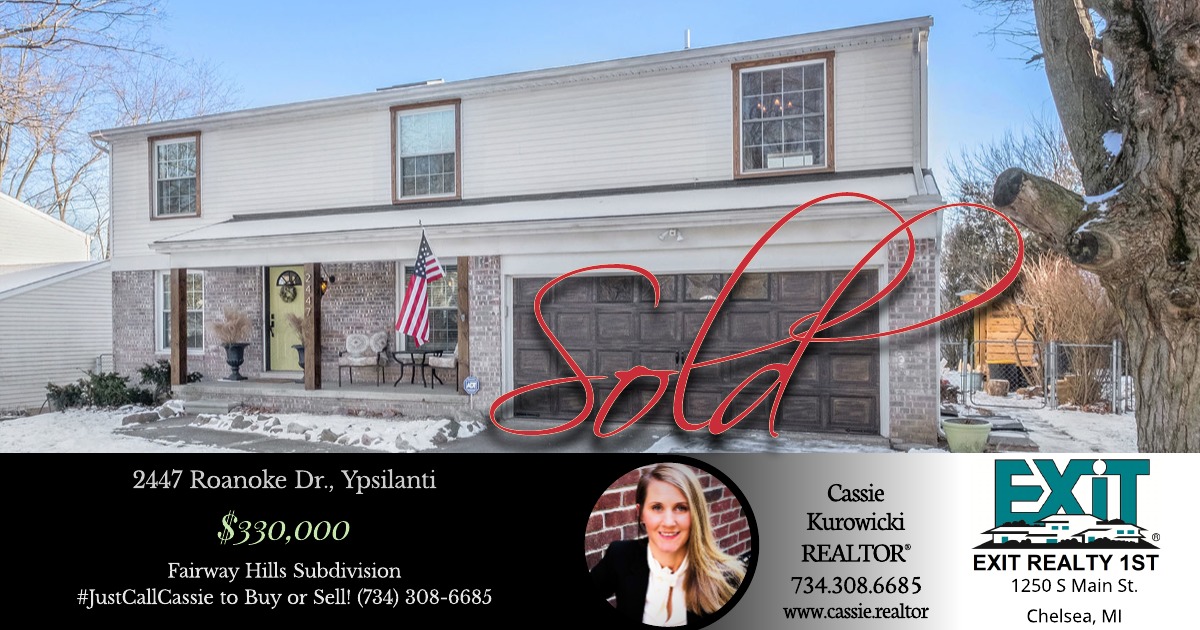 SOLD! Just Call Cassie to Buy or List (734) 308-6685