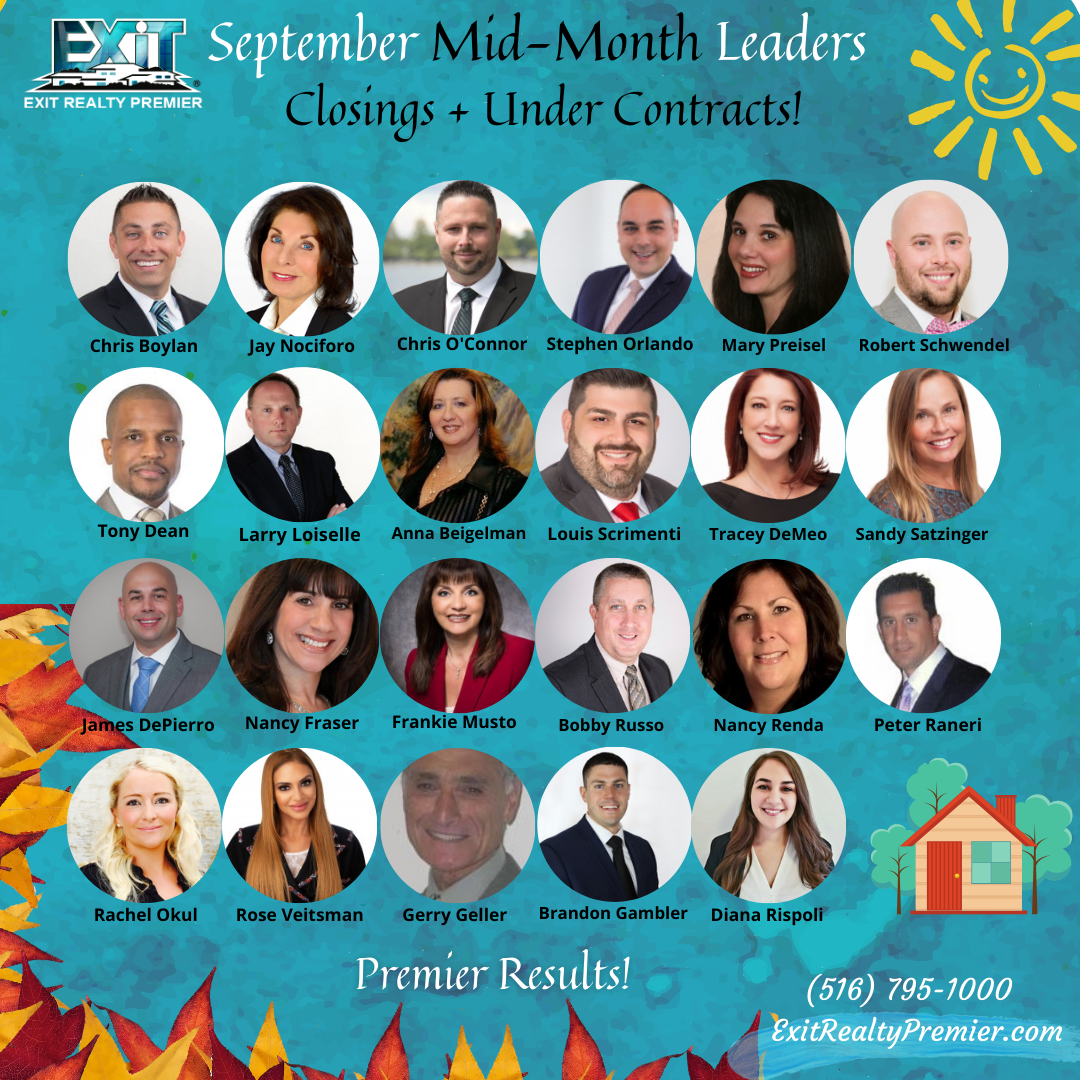 Long Island Home Leaders First Half of September
