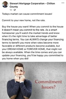 Afraid to commit?