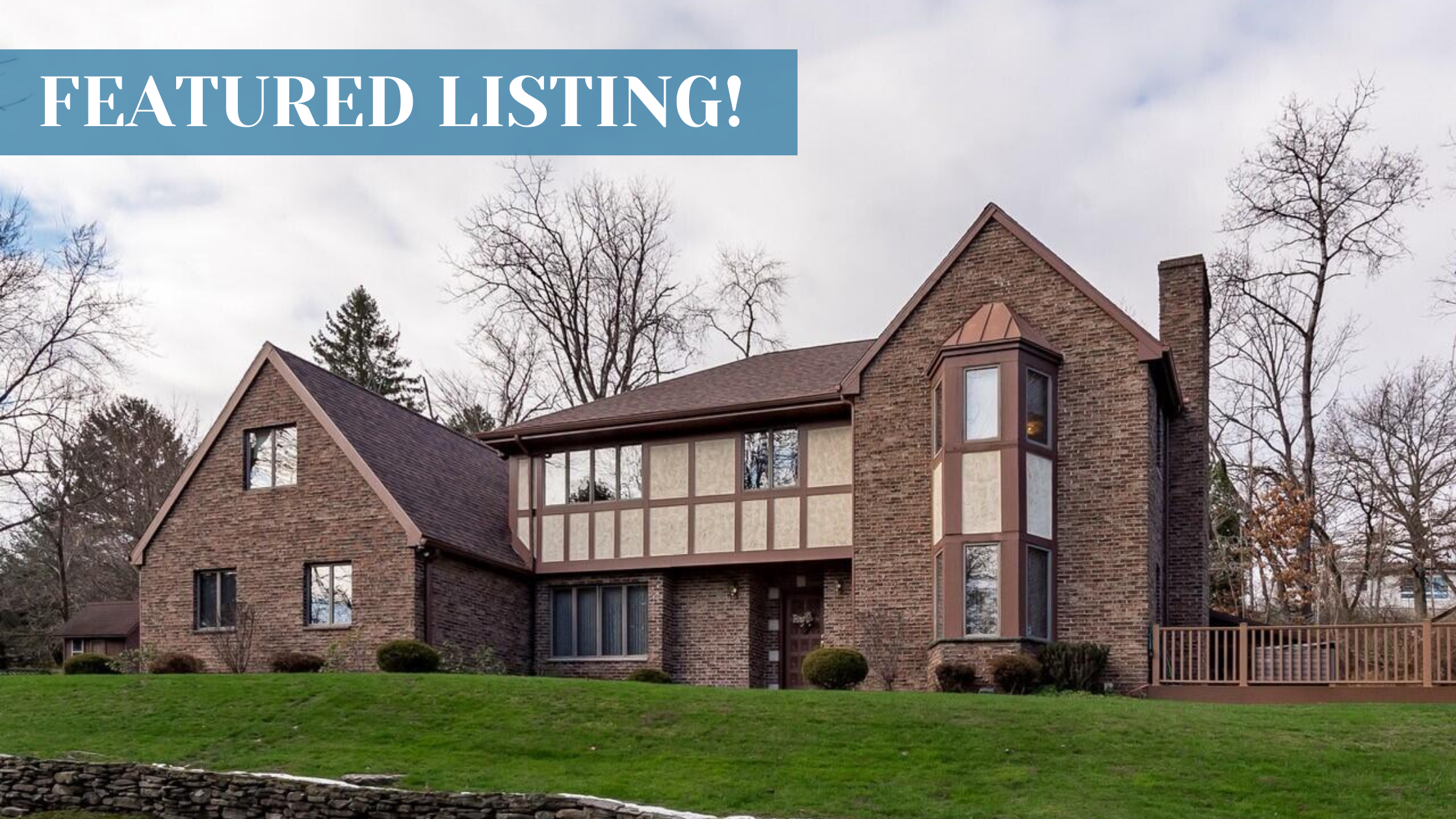 Lewith & Freeman Featured Listing: Stately Custom Tudor Home on Two Acres