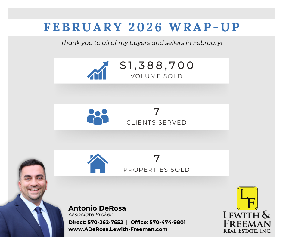 February 2026 NEPA Real Estate Recap