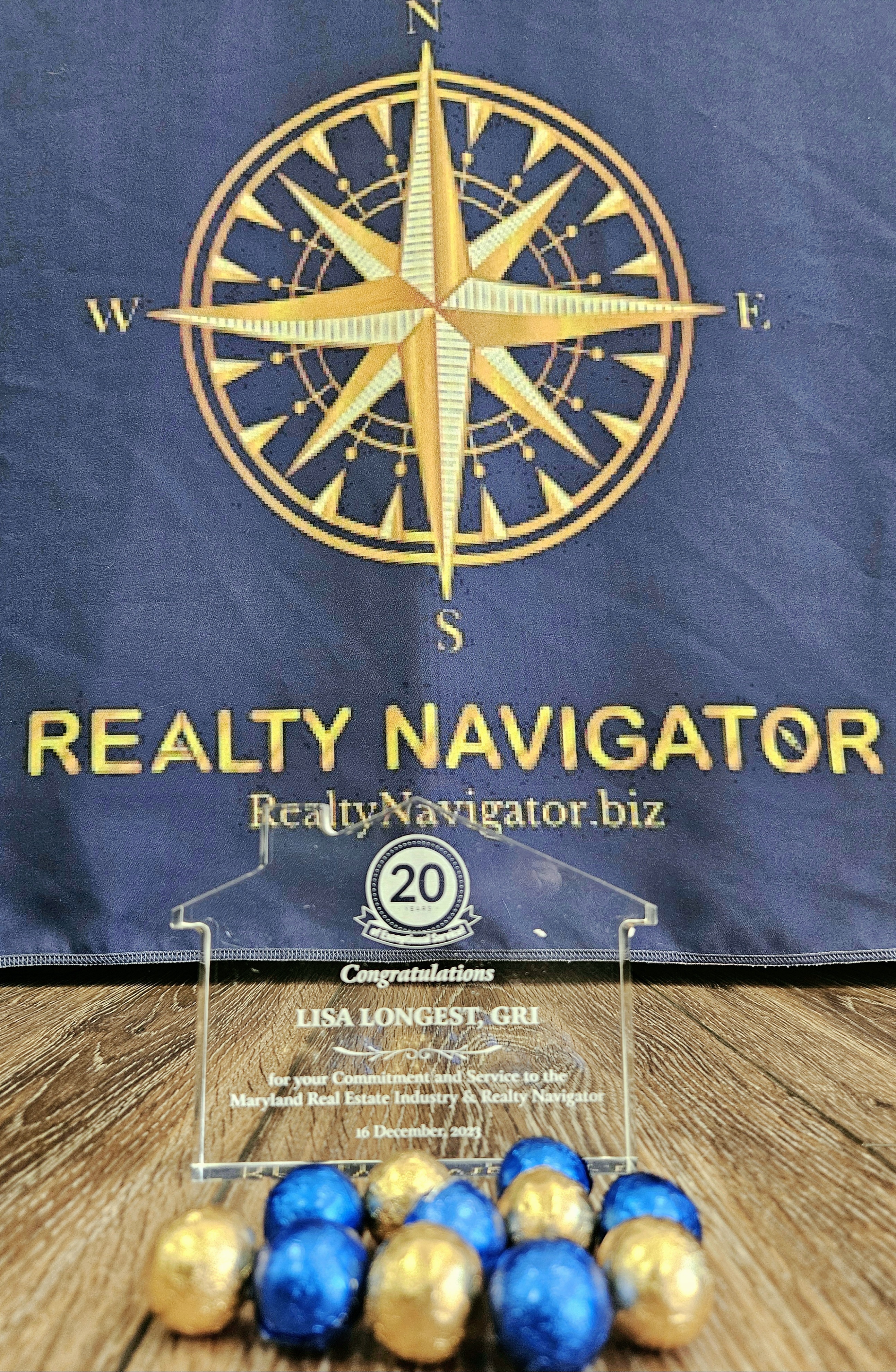 Congratulations Lisa Longest of Realty Navigator for 20 years of Excellence in Service